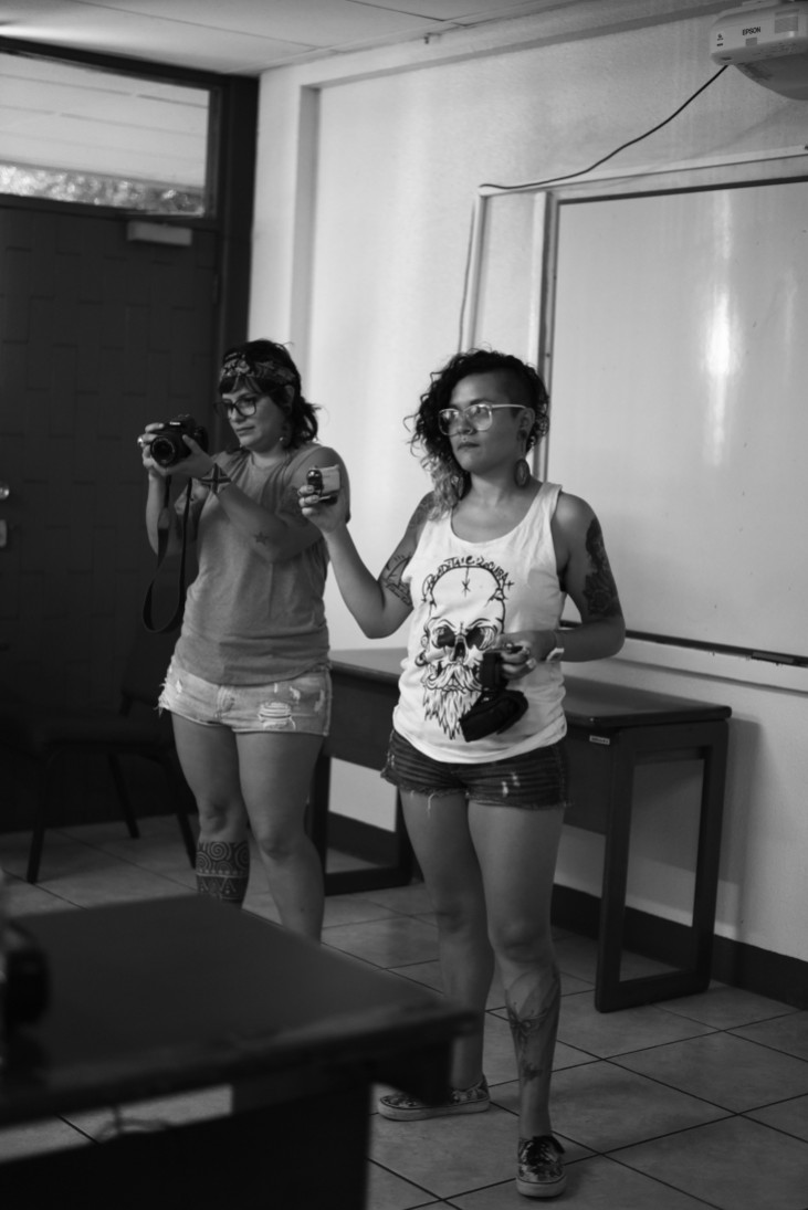Rap Workshop – Giving a workshop and filming their documentary, they're superwomen!